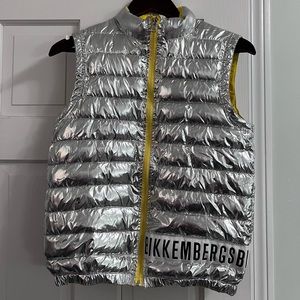 Silver/Yellow Reversible Bikkembergs Vest
